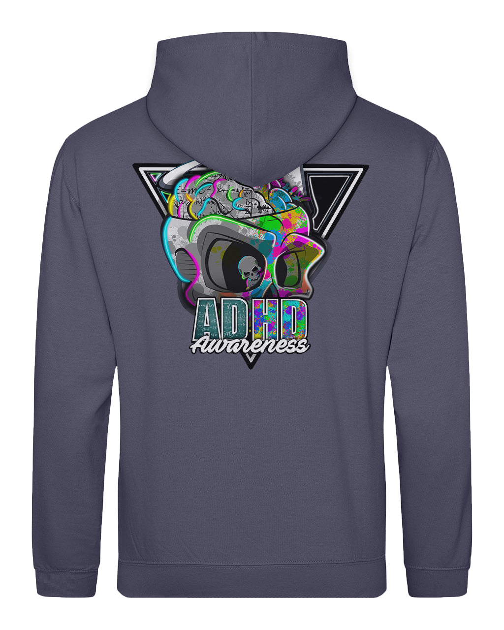 ADHD Reworked Back Hoodie / Neurodiversity Awareness