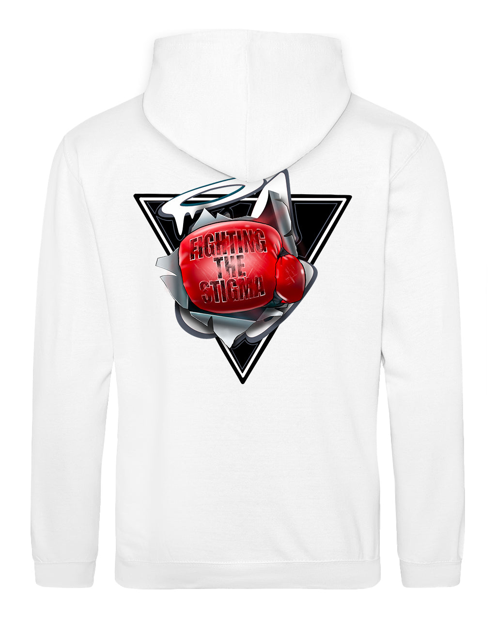 Fighting the Stigma Back Hoodie / Mental Health Awareness