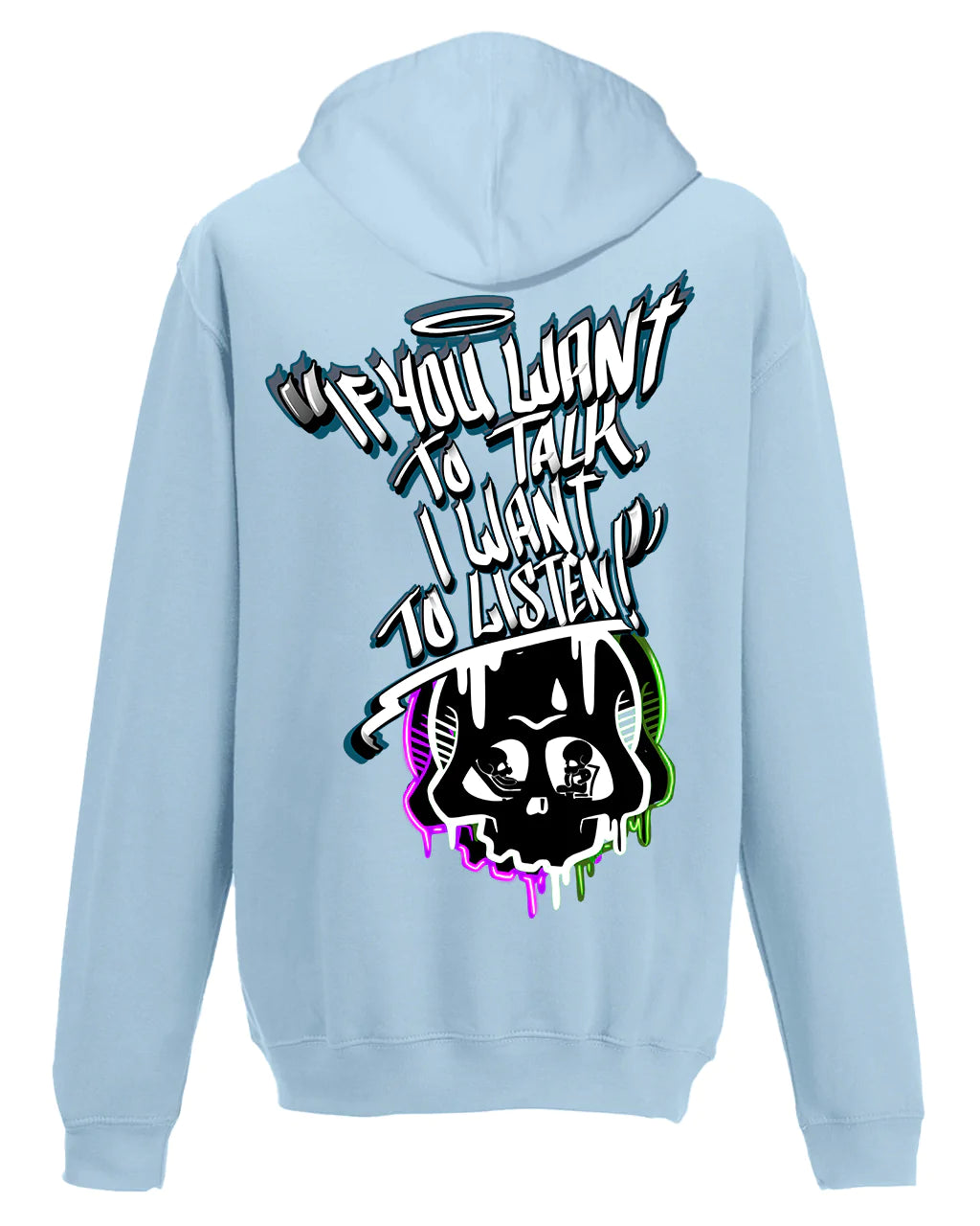 I Want To Listen Street A-Wear Hoodie / Mental Health Awareness