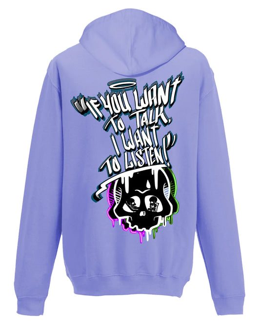 I Want To Listen Street A-Wear Hoodie / Mental Health Awareness