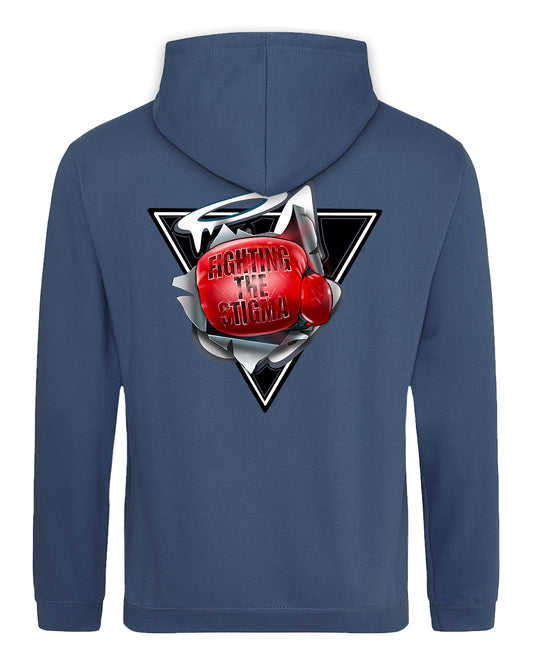 Fighting the Stigma Back Hoodie / Mental Health Awareness