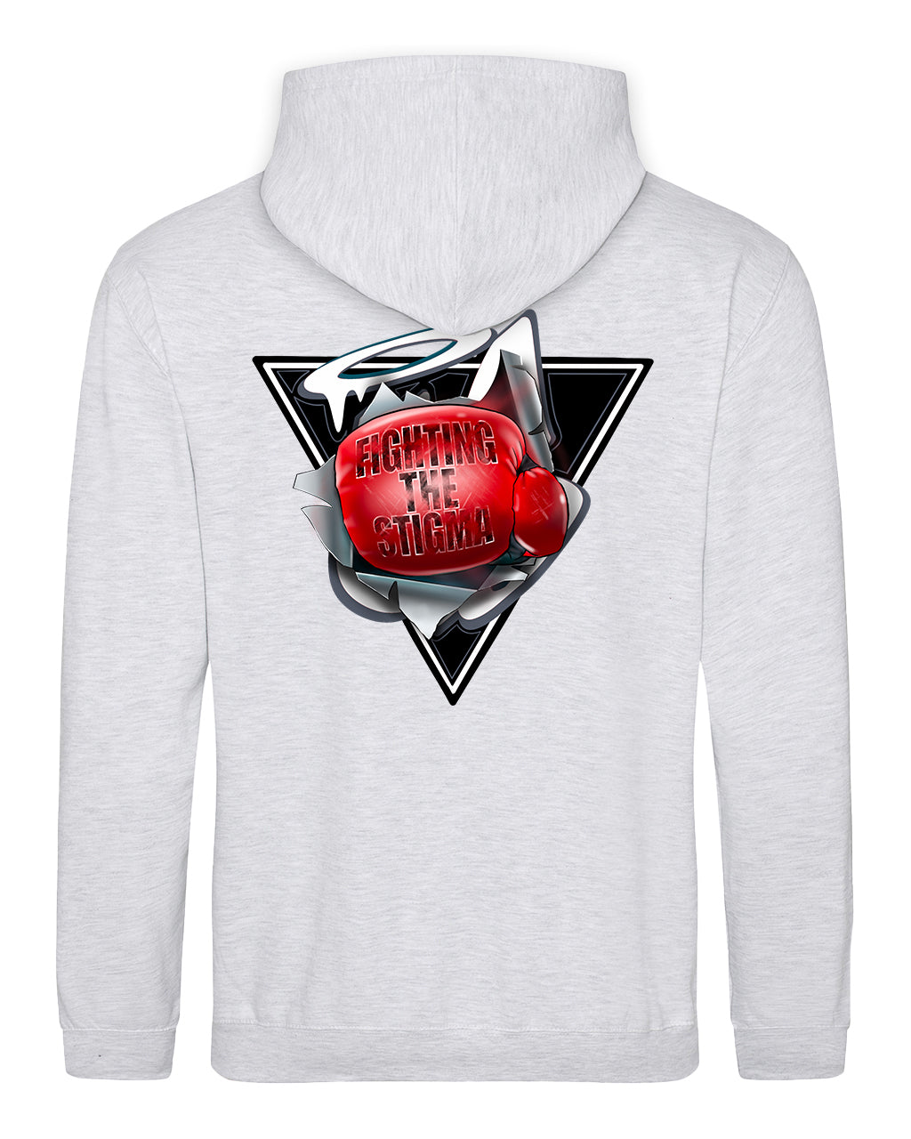 Fighting the Stigma Back Hoodie / Mental Health Awareness