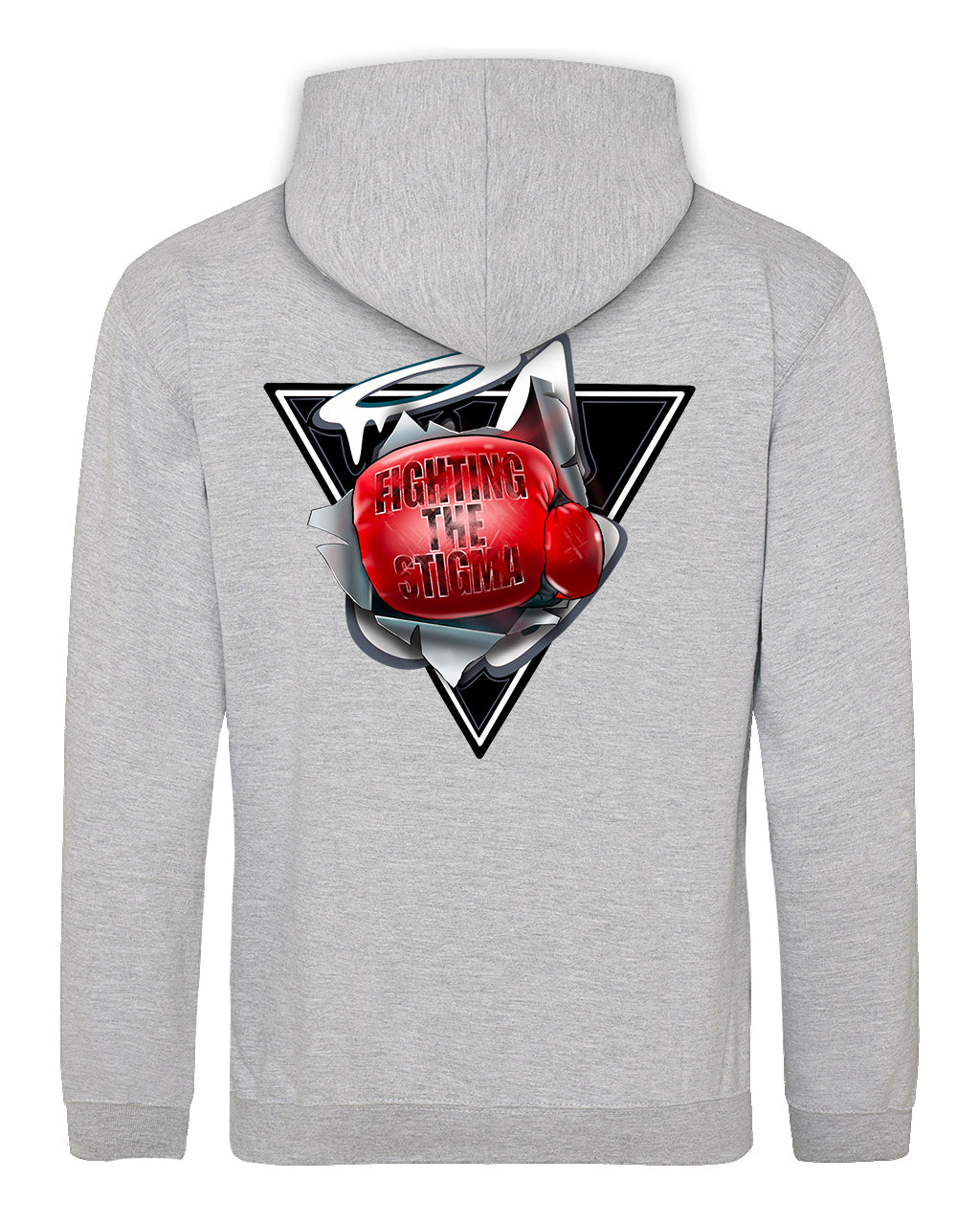 Fighting the Stigma Back Hoodie / Mental Health Awareness