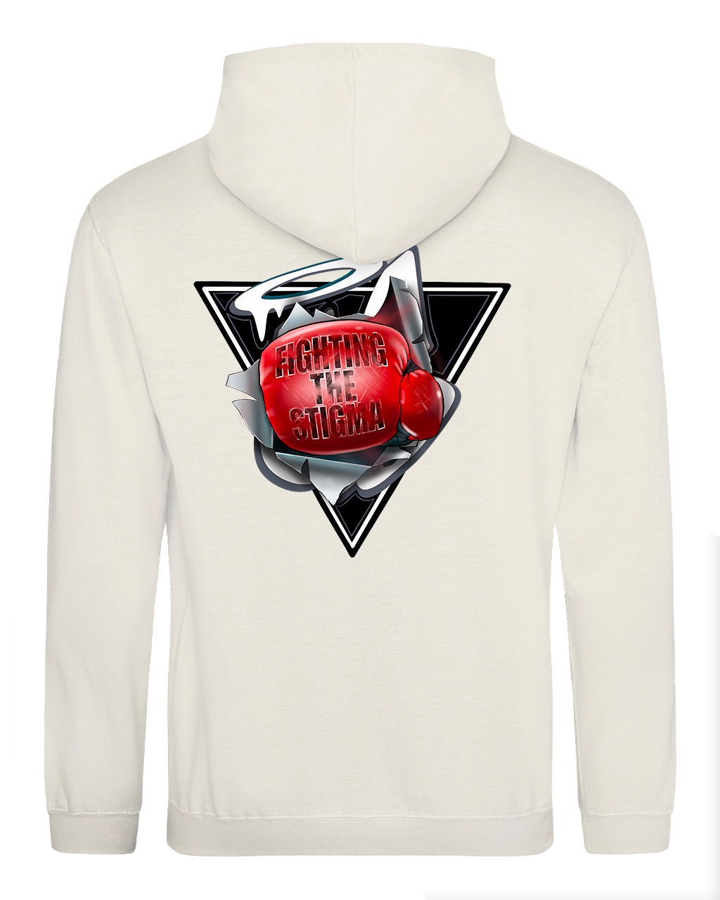 Fighting the Stigma Back Hoodie / Mental Health Awareness