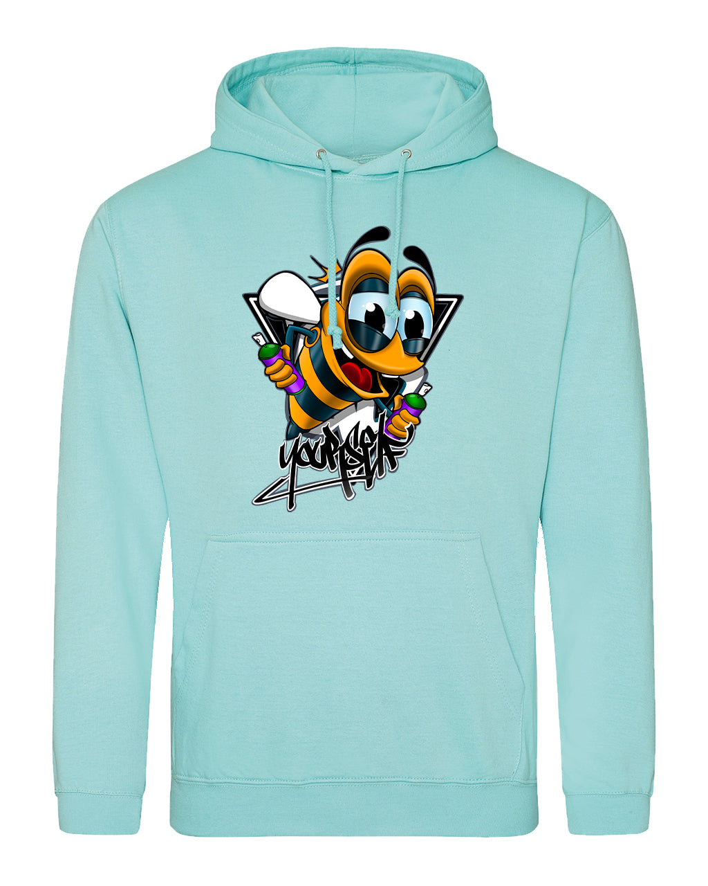 Bee Yourself Front Hoodie / Mental Health Awareness