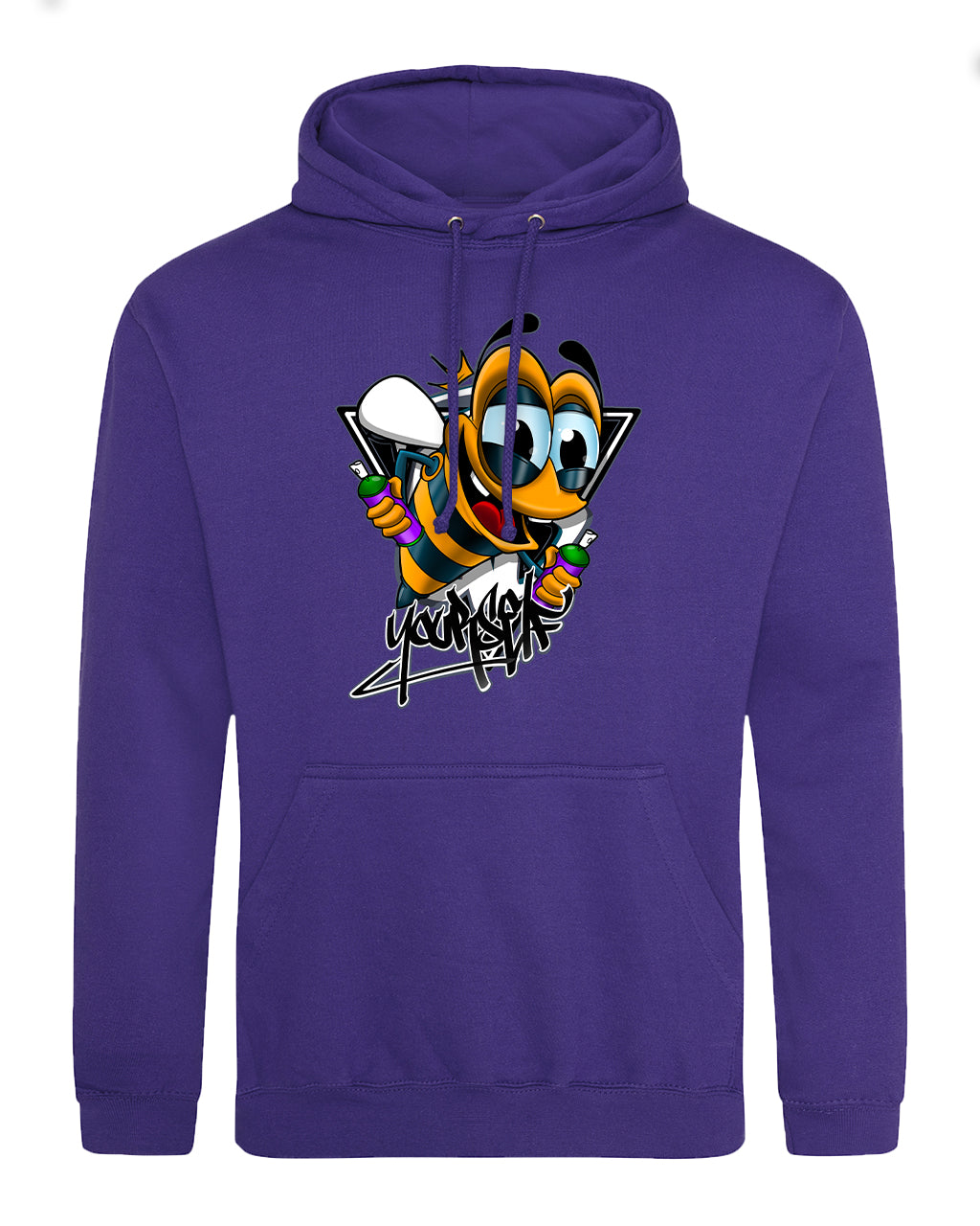 Bee Yourself Front Hoodie / Mental Health Awareness