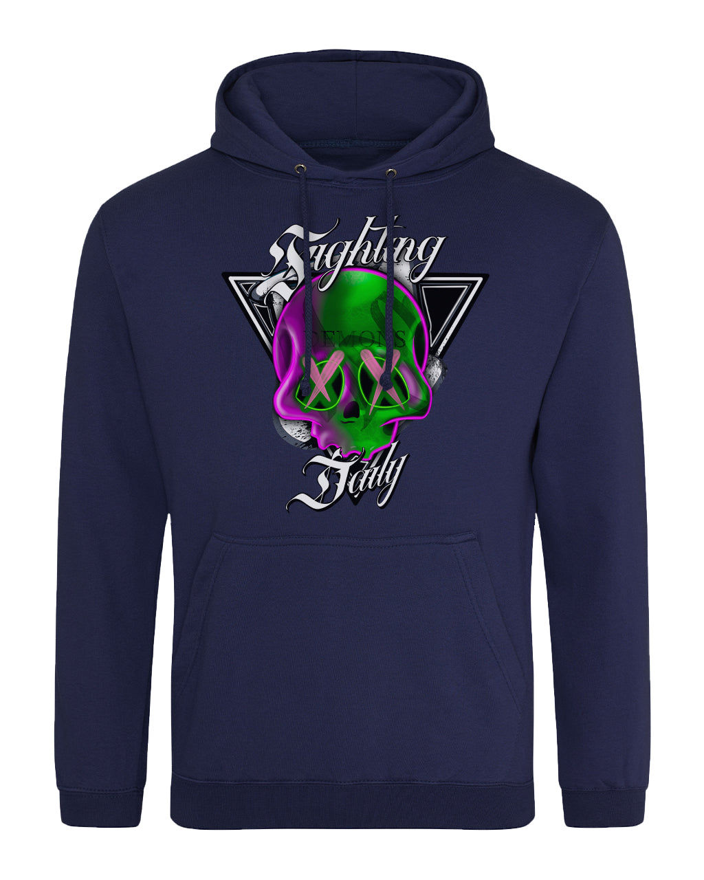 Fighting Demons Daily Front Hoodie