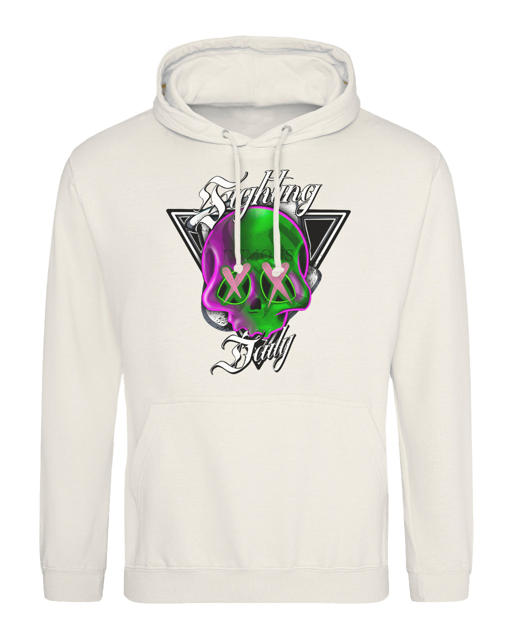 Fighting Demons Daily Front Hoodie