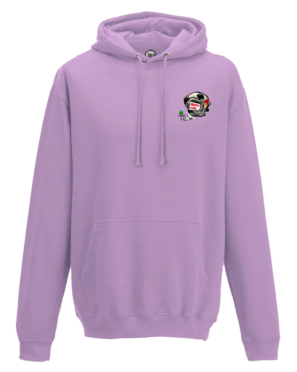 Lavender Anti Racism Awareness Hoodie By Unsubtle Skulls