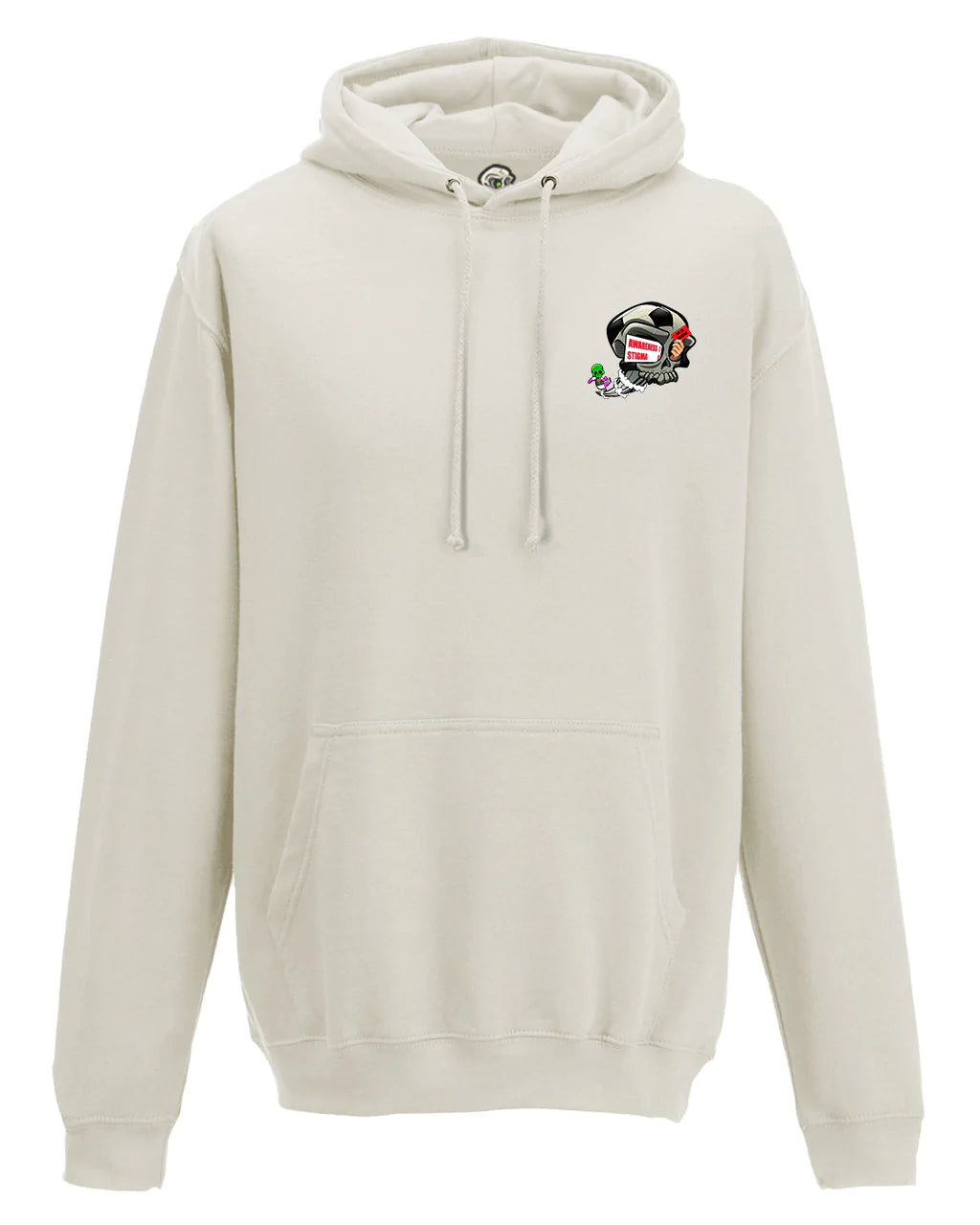 Natural Anti Racism Awareness Hoodie By Unsubtle Skulls