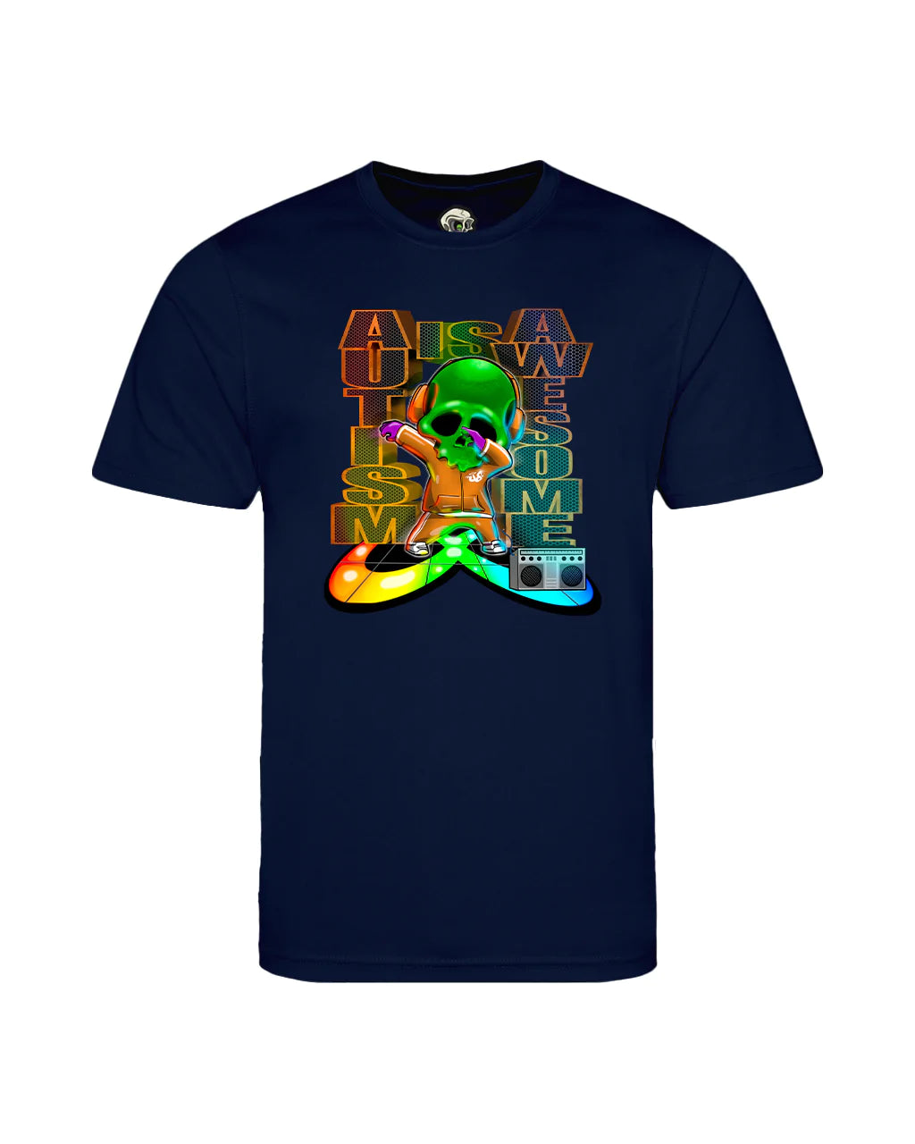 Kids Autism Mental Health Awareness T-Shirt By Unsubtle Skulls