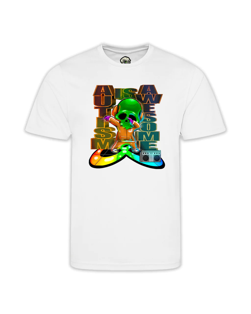 Kids Autism Mental Health Awareness T-Shirt By Unsubtle Skulls