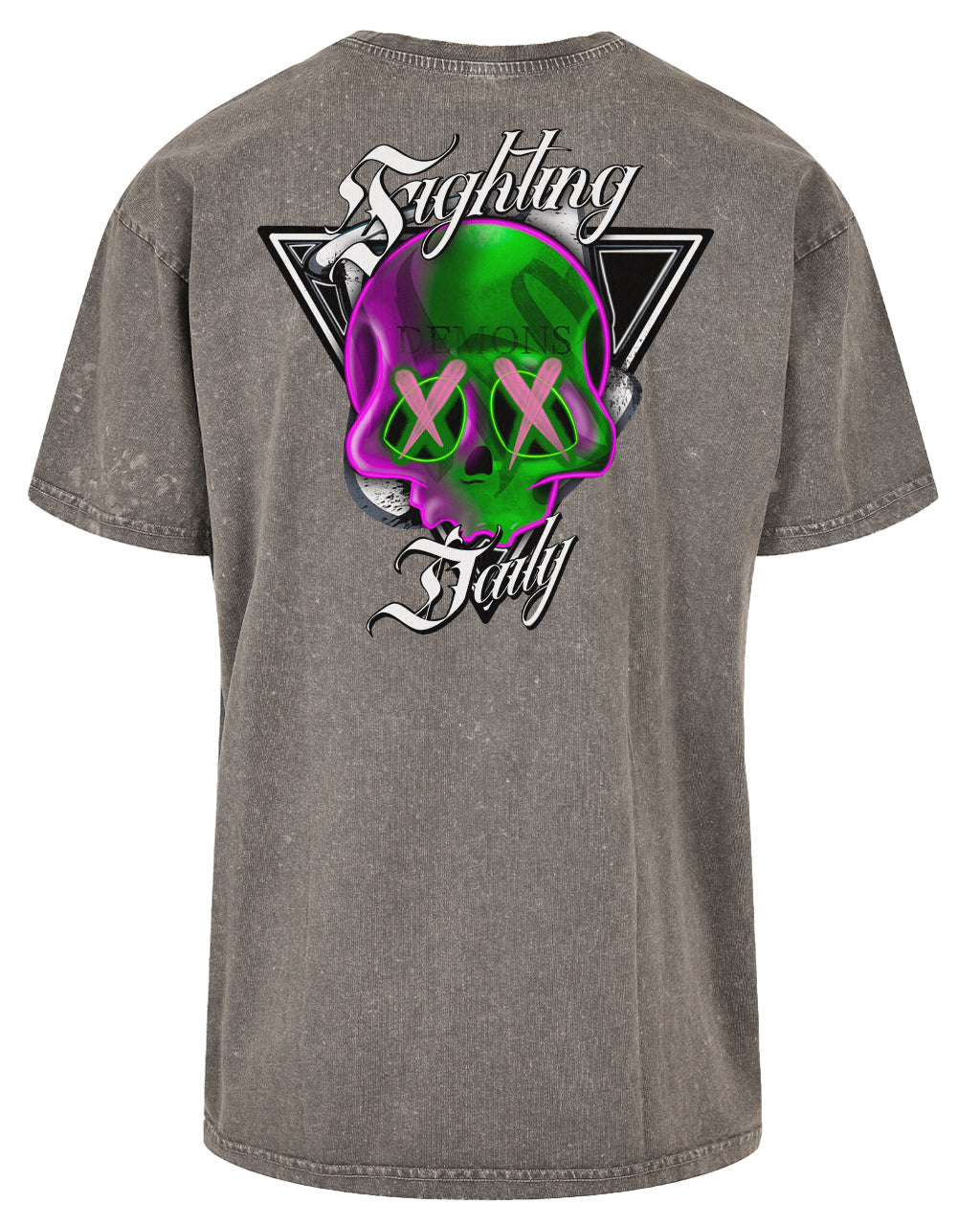 Fighting Demons Daily Back Oversized T-Shirt