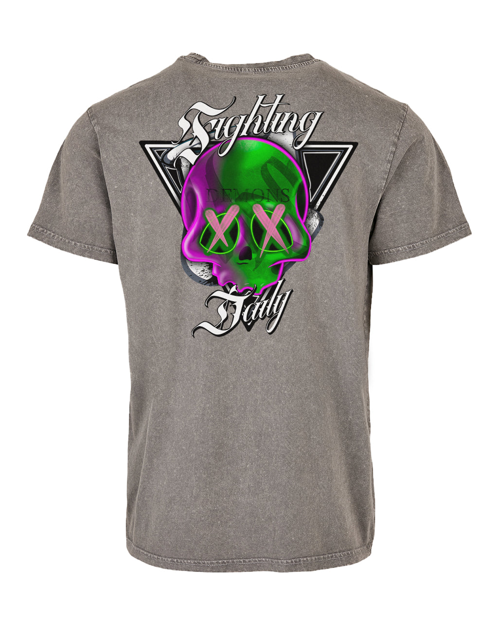 Fighting Demons Daily Back T-Shirt