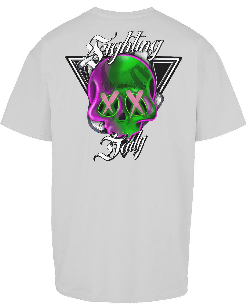 Fighting Demons Daily Back Oversized T-Shirt