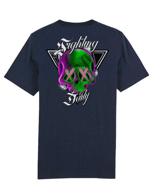 Fighting Demons Daily Back T-Shirt