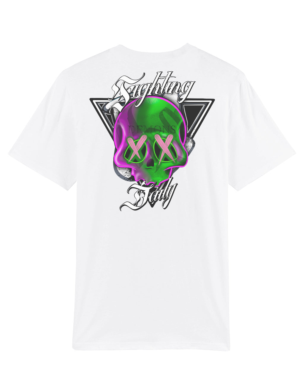 Fighting Demons Daily Back T-Shirt