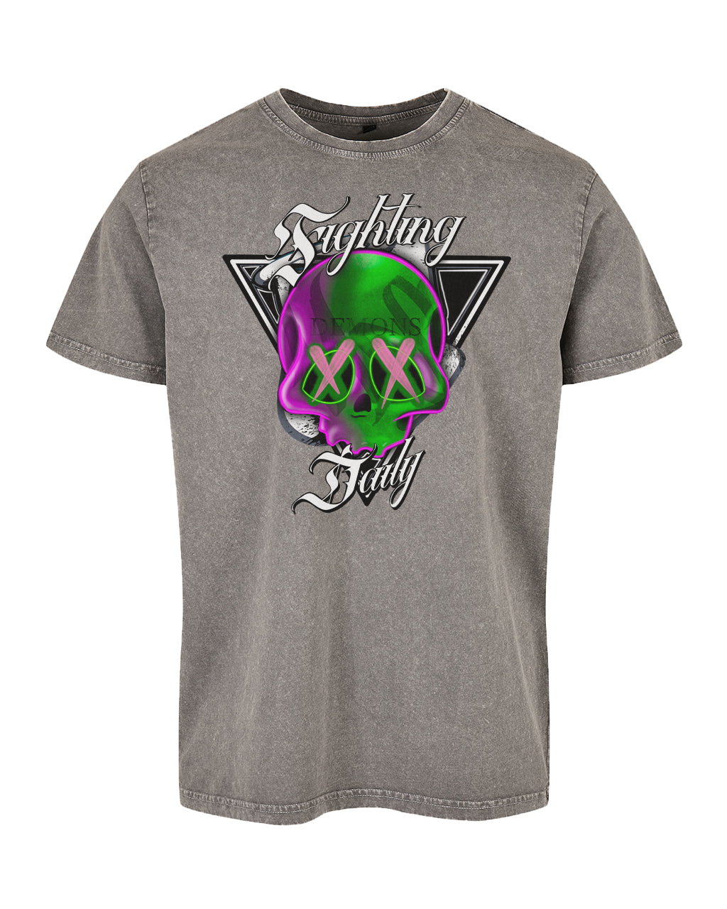 Fighting Demons Daily Front T-Shirt