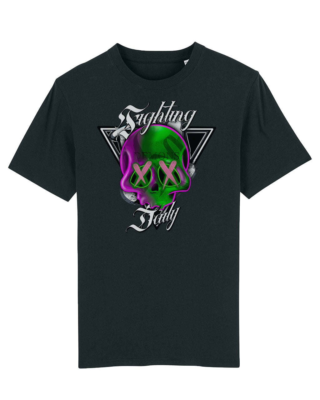 Fighting Demons Daily Front T-Shirt