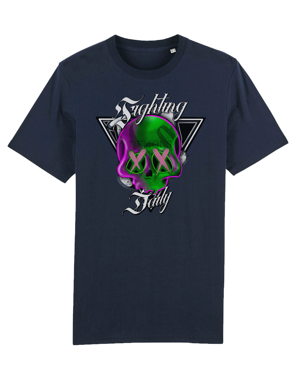 Fighting Demons Daily Front T-Shirt