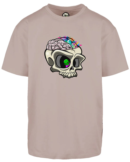 ADHD Skull Oversized T-Shirt