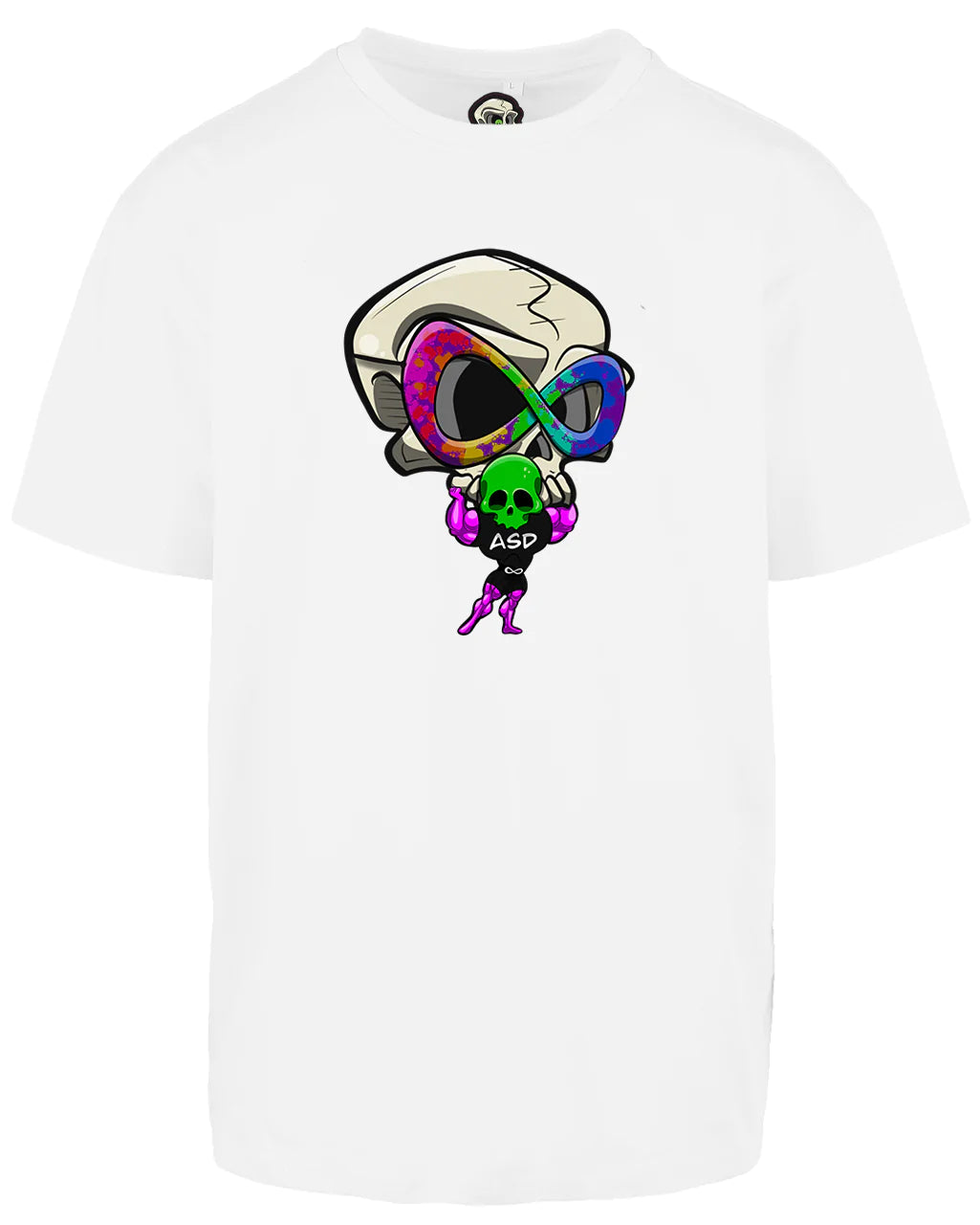 ASD Skull Oversized T-Shirt