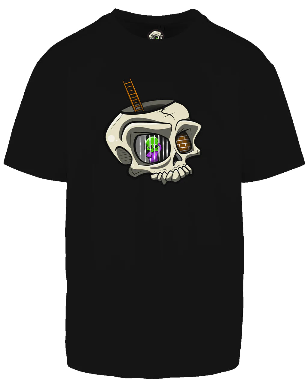 Anxiety Skull Oversized T-Shirt