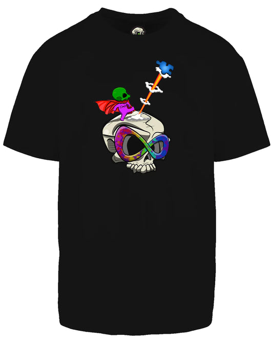 Autism Skull Oversized T-Shirt
