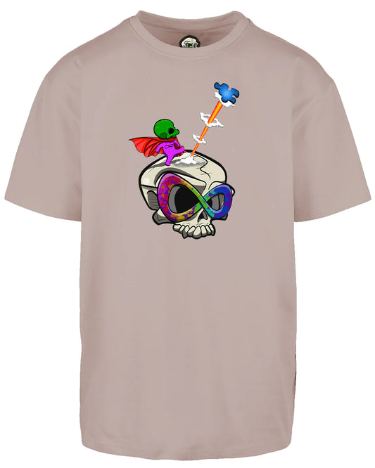 Autism Skull Oversized T-Shirt