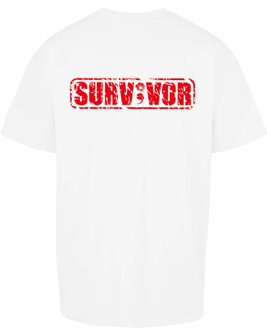 Survivor Red Suicide Awareness Oversized T-Shirt