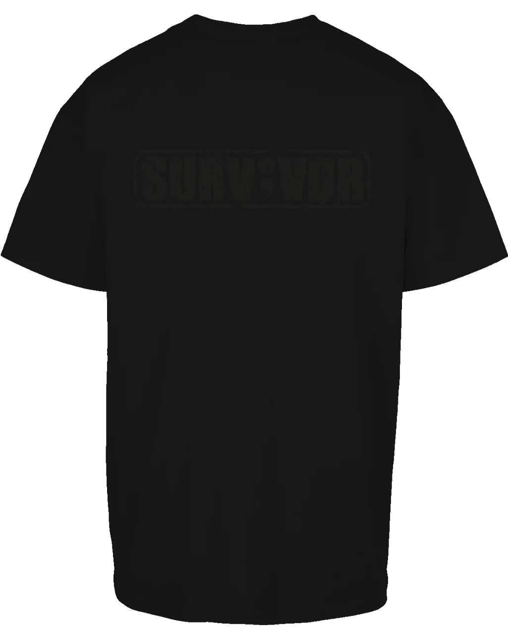 Survivor Black Suicide Awareness Oversized T-Shirt