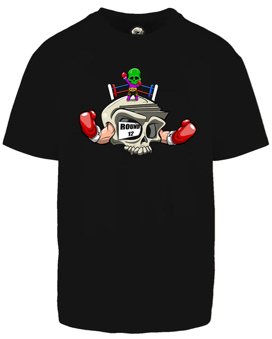 Boxing Skull Oversized T-Shirt
