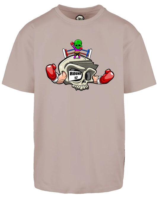 Boxing Skull Oversized T-Shirt