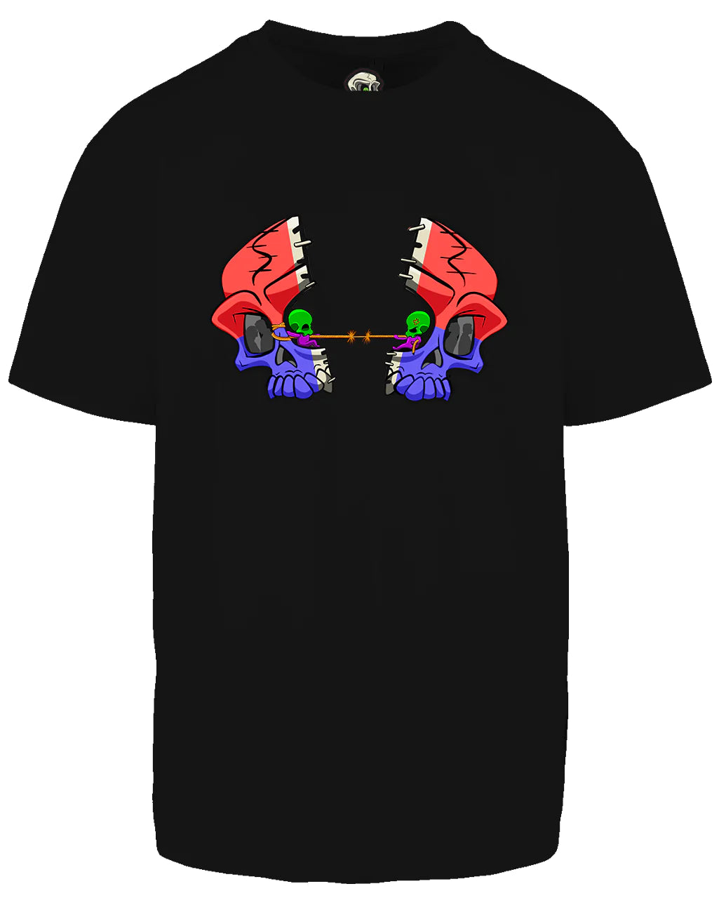 BPD Skull Oversized T-Shirt / Mental Health Awareness