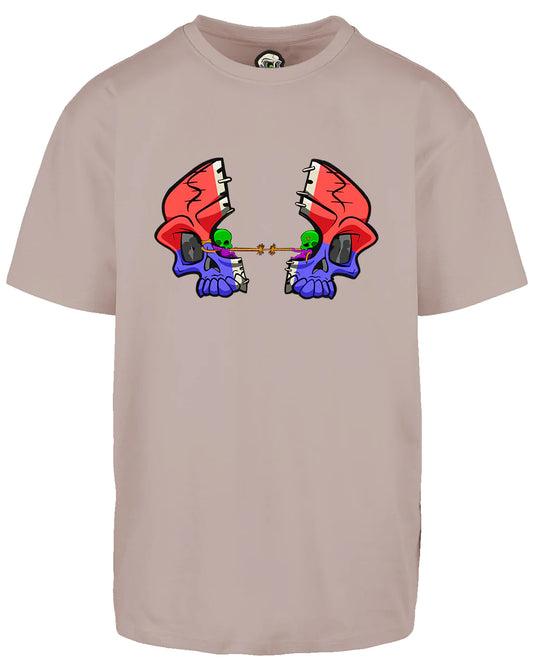 BPD Skull Oversized T-Shirt / Mental Health Awareness