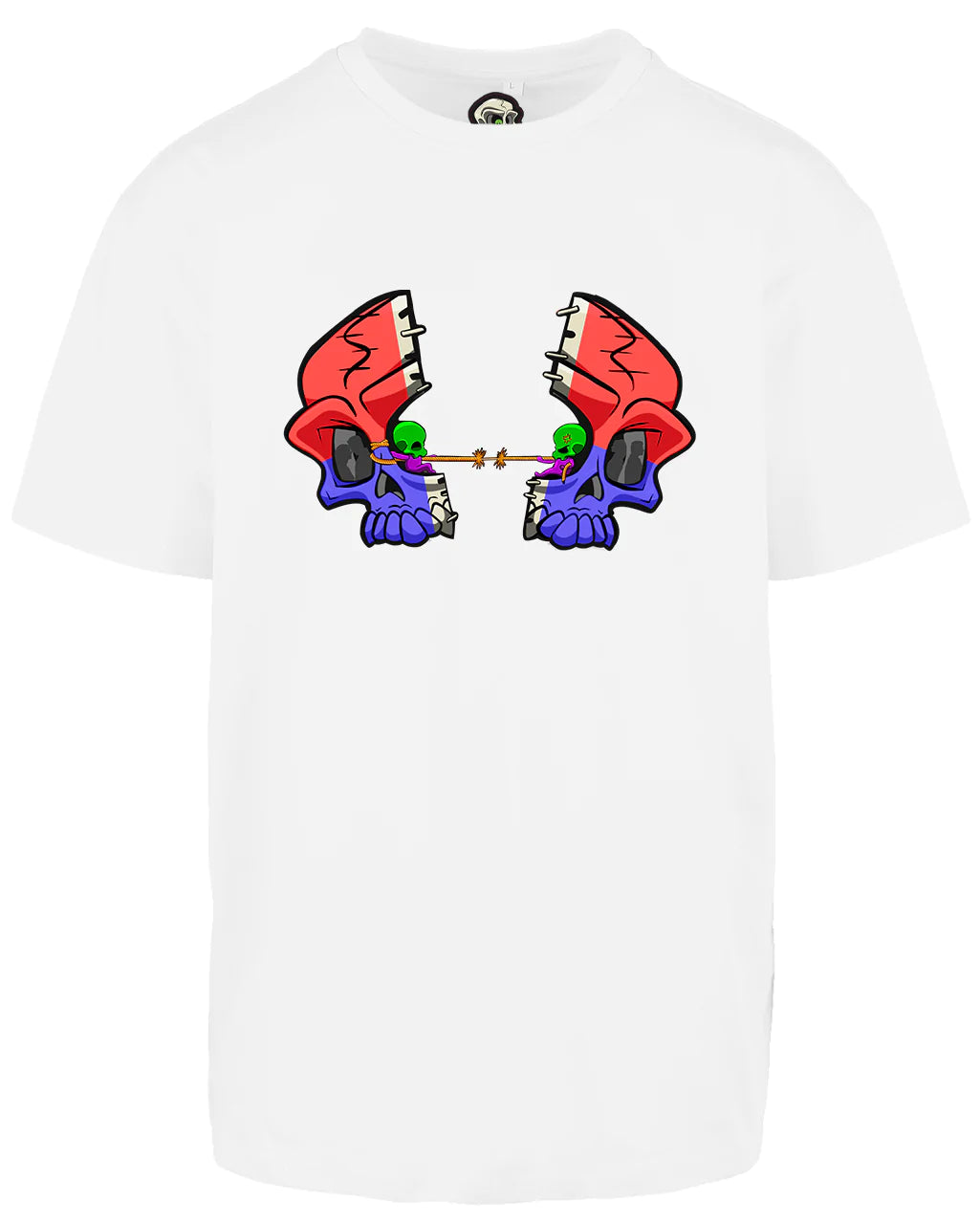 BPD Skull Oversized T-Shirt / Mental Health Awareness