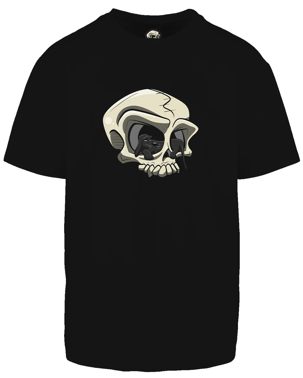 Depression Skull Oversized T-Shirt By Unsubtle Skulls