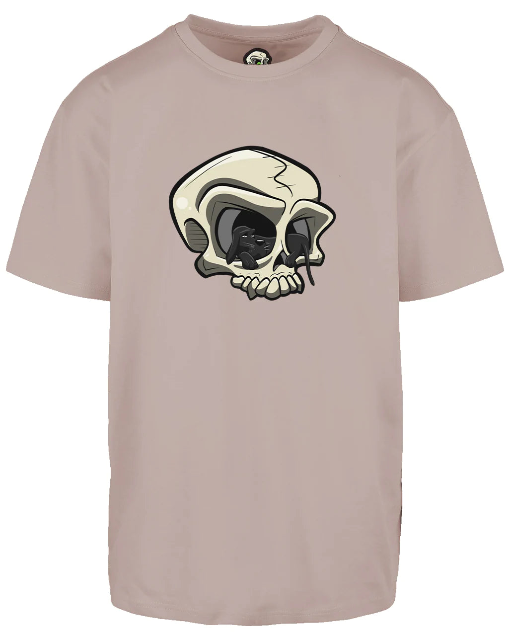 Depression Skull Oversized T-Shirt By Unsubtle Skulls