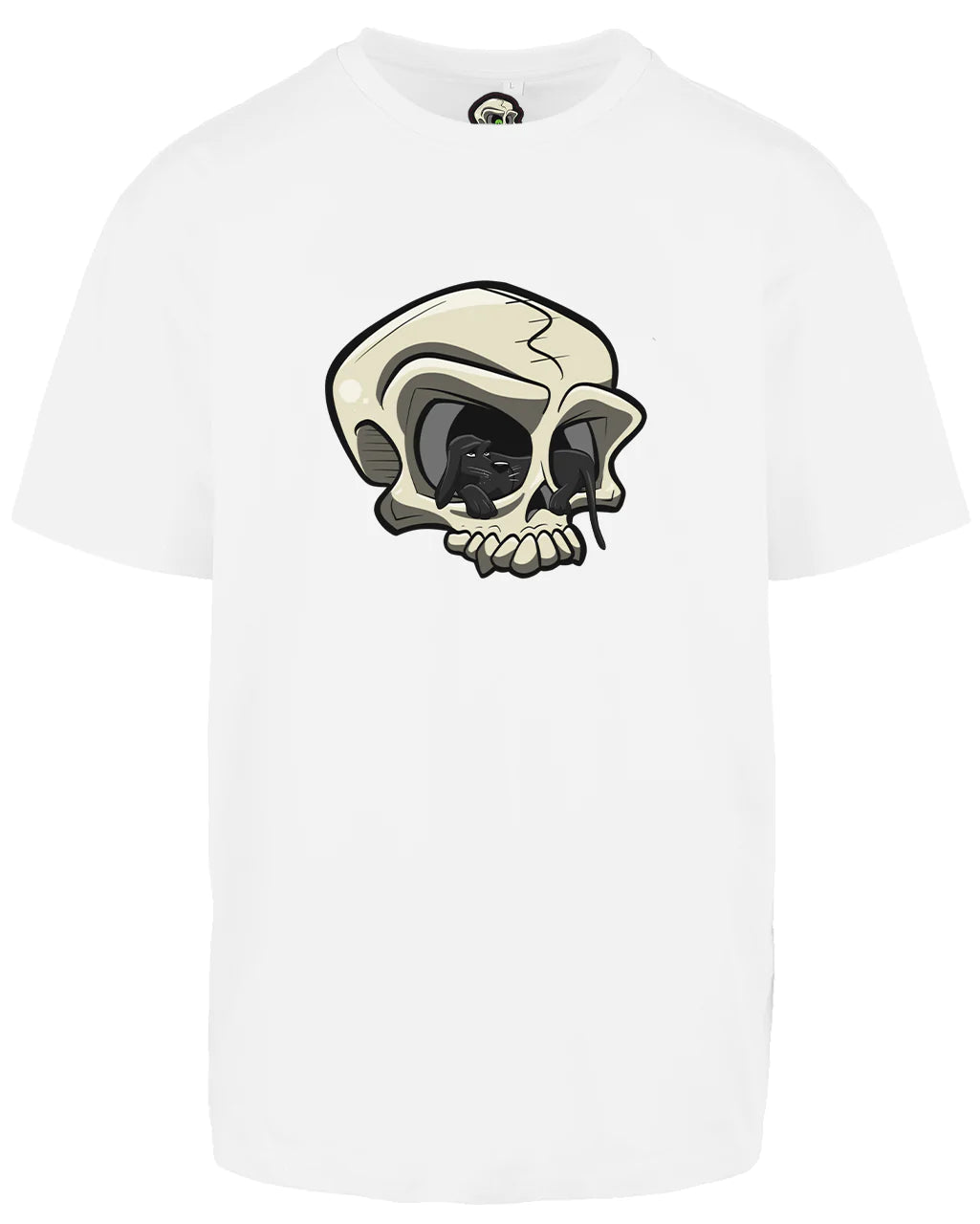 Depression Skull Oversized T-Shirt By Unsubtle Skulls