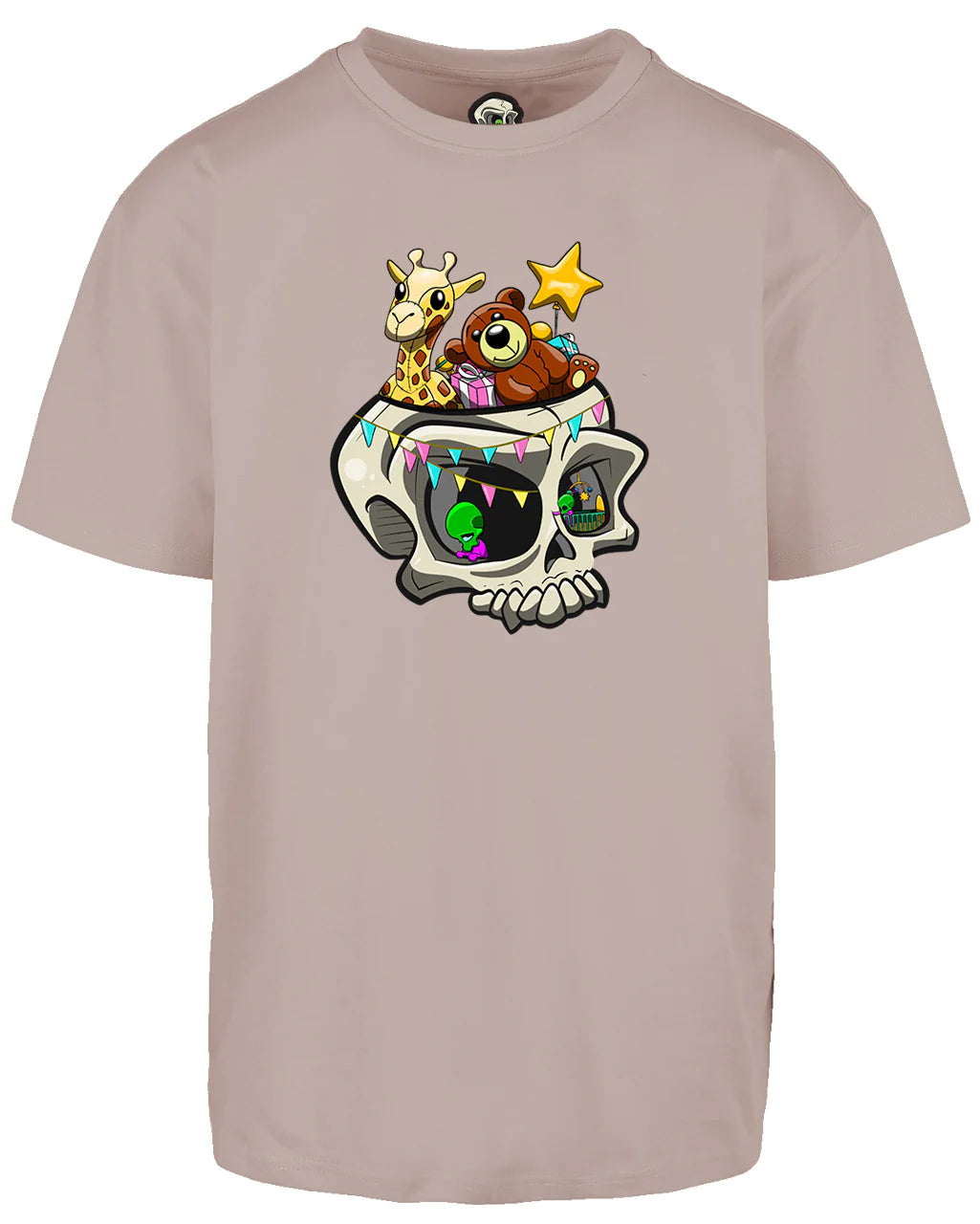 PND Skull Oversized T-Shirt / Mental Health Awareness