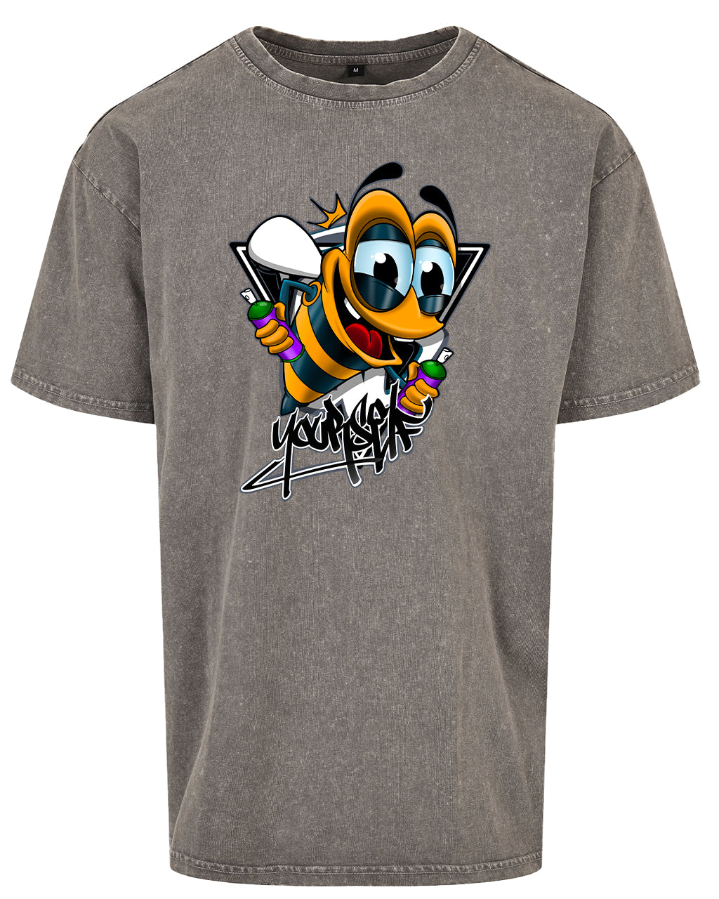 Bee Yourself Front Oversized T-Shirt / Mental Health Awareness