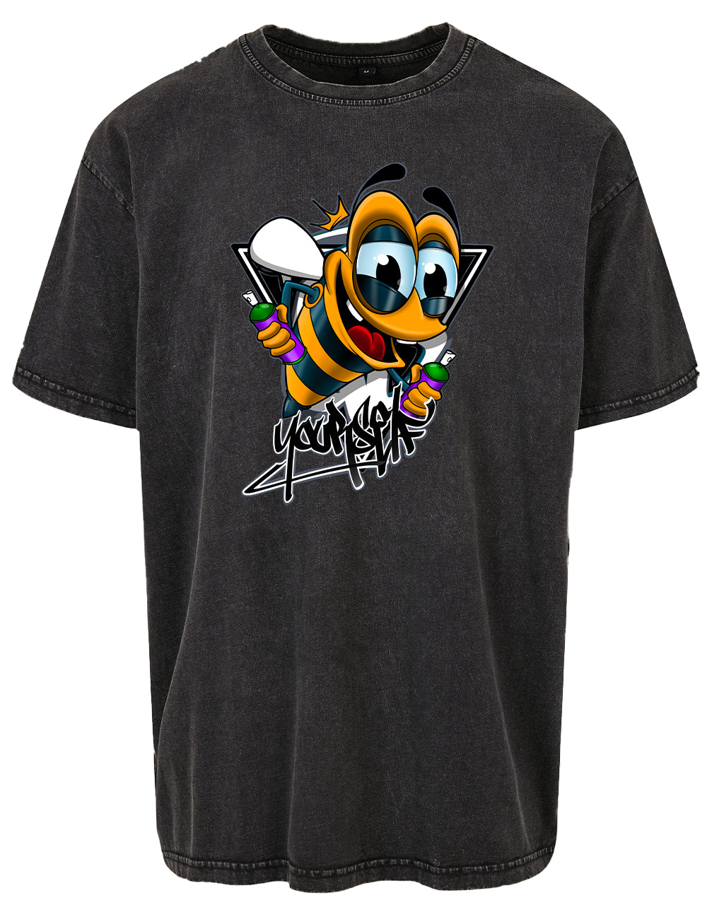 Bee Yourself Front Oversized T-Shirt / Mental Health Awareness