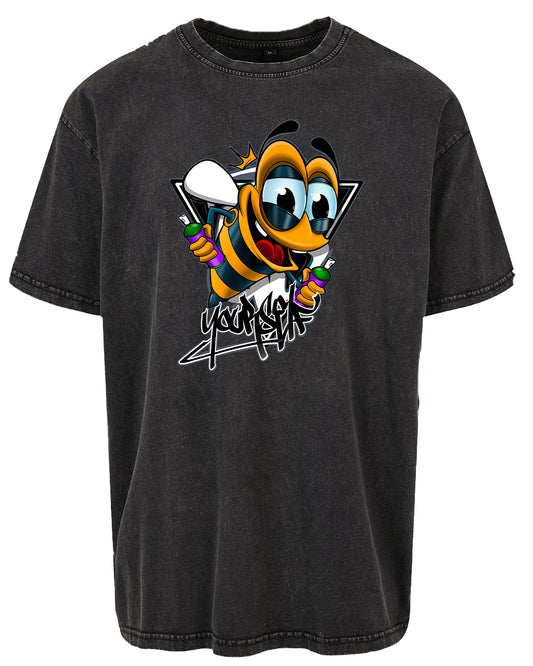 Bee Yourself Front Oversized T-Shirt / Mental Health Awareness