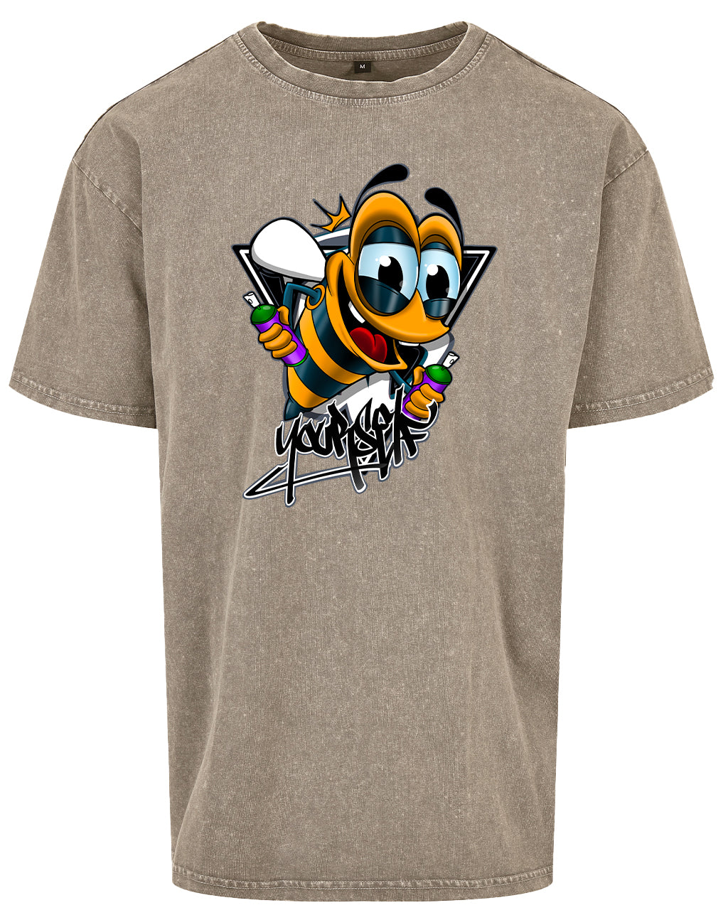 Bee Yourself Front Oversized T-Shirt / Mental Health Awareness