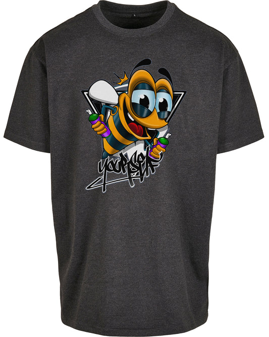 Bee Yourself Front Oversized T-Shirt / Mental Health Awareness
