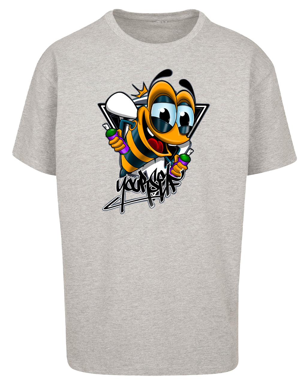 Bee Yourself Front Oversized T-Shirt / Mental Health Awareness