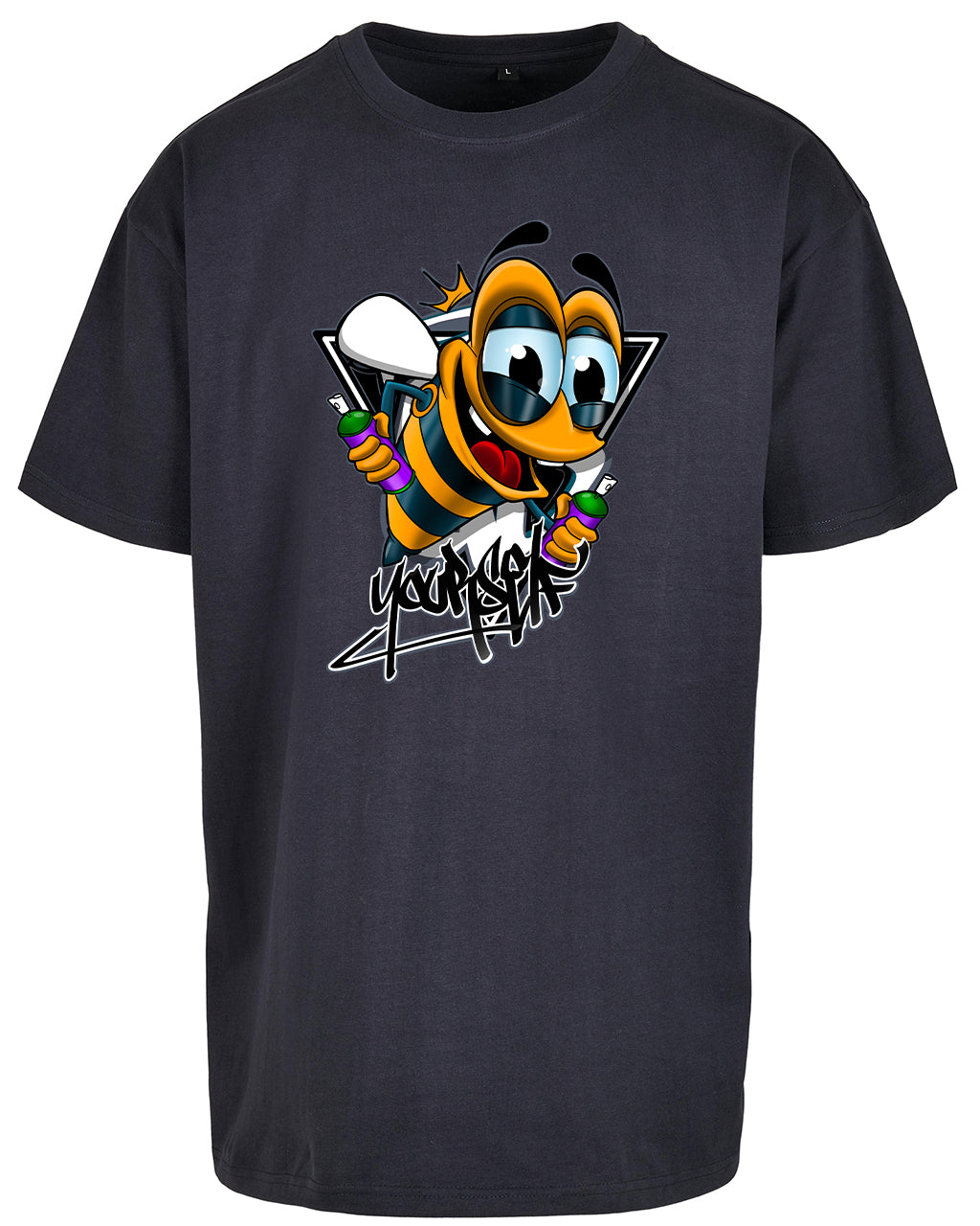 Bee Yourself Front Oversized T-Shirt / Mental Health Awareness