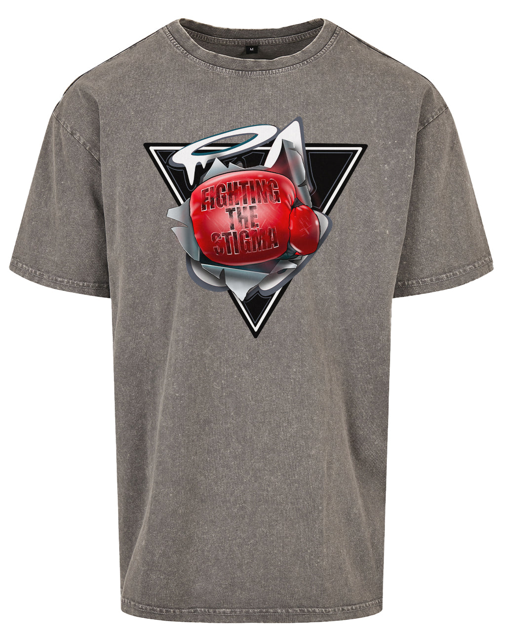 Fighting the Stigma Front Oversized T-Shirt / Mental Health Awareness