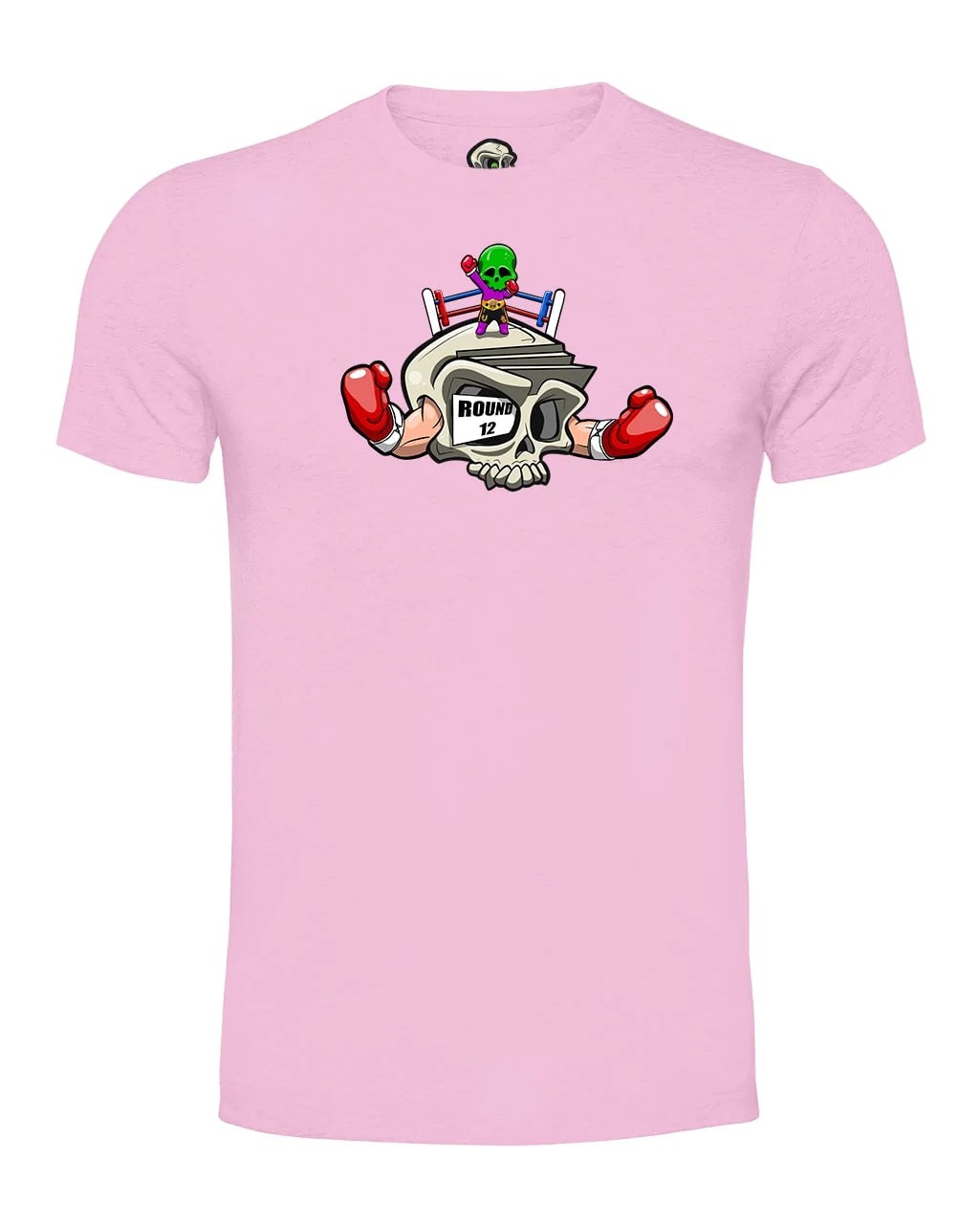 Boxing Skull Mental Health Awareness T-Shirt By Unsubtle Skulls