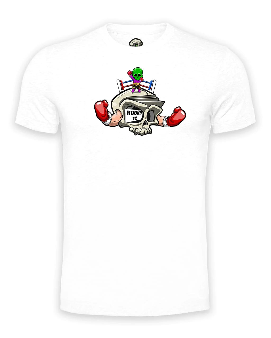 Boxing Skull Mental Health Awareness T-Shirt By Unsubtle Skulls